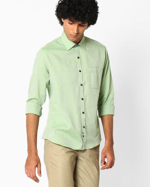 Textured Cotton Shirt