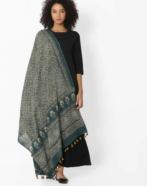 Buy Printed Dupatta with Tassels Online at Best Prices in India JioMart.