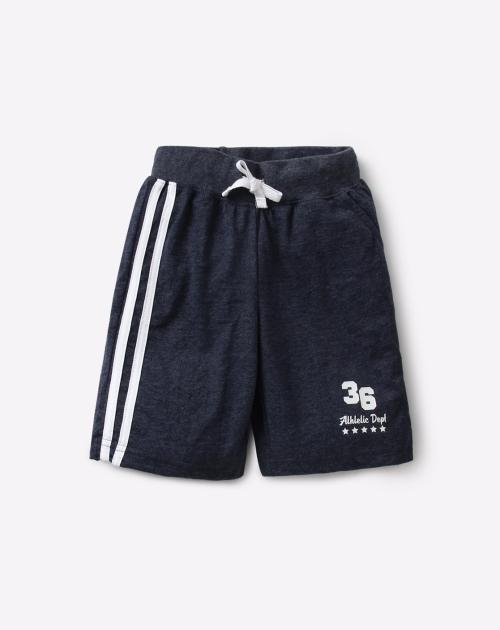 Cotton Shorts with Drawstring Fastening