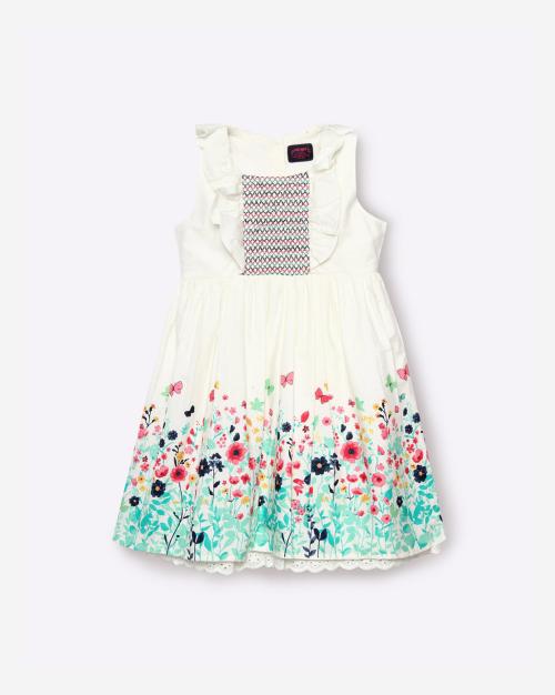 Floral Print Sleeveless Dress