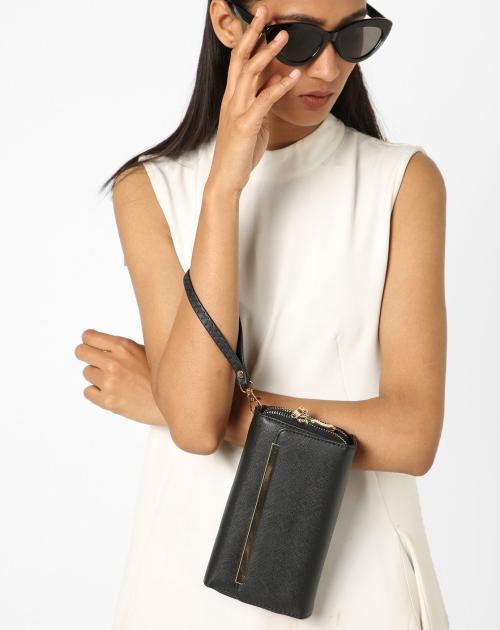 Textured Zippered Wallet