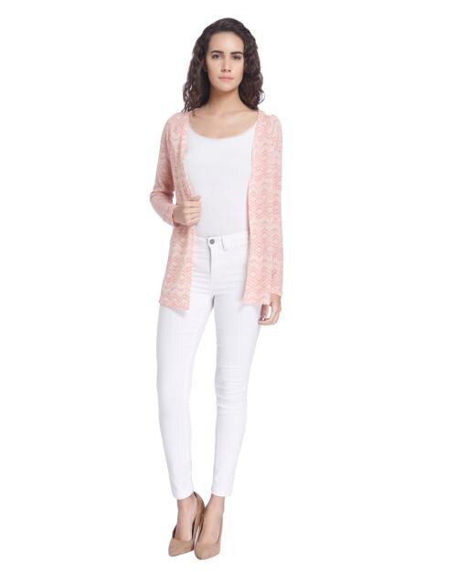 Front-Open Shrung with Vented Hem