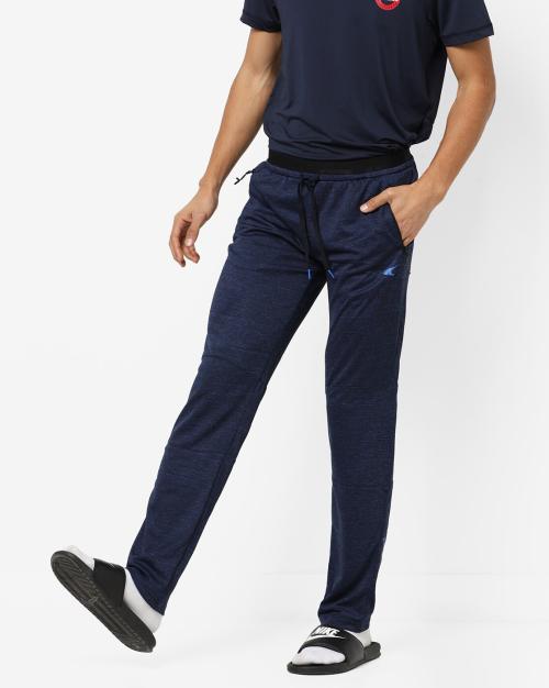 Heathered Track Pants with Zip Pocket