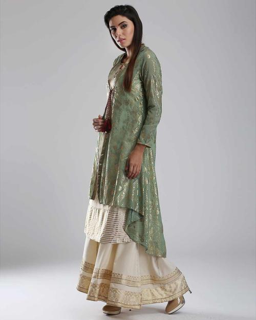 Women Printed Layered Kurta