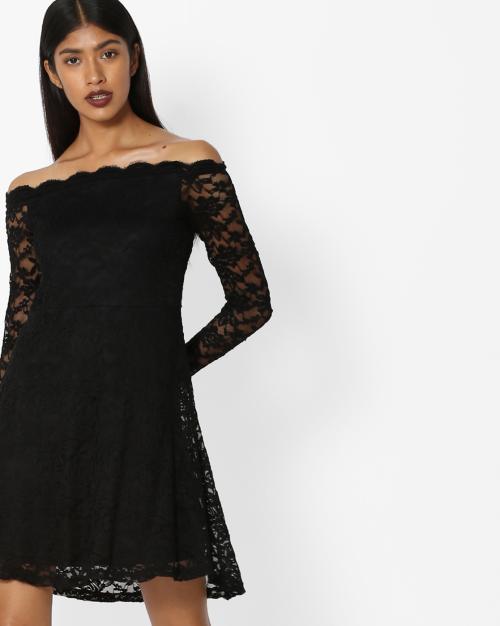 Off-Shoulder Lace Dress