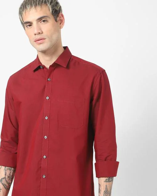 Shirt with Patch Pocket
