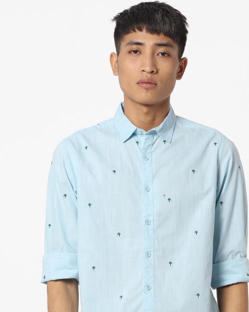 Embroidered Cotton Shirt
