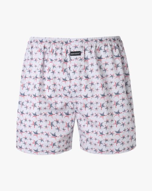 Star Print Boxers with Elasticated Waist