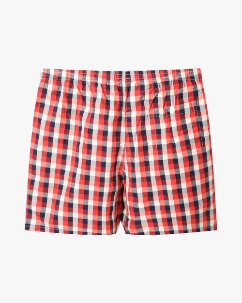 Checked Boxers with Elasticated Waist