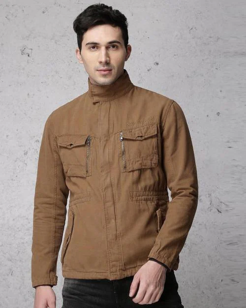 Concealed Jacket with Flap Pockets