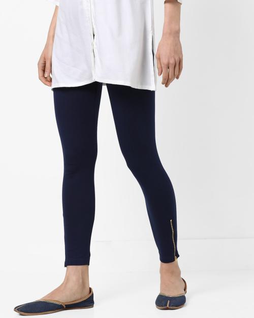 Leggings with Zip Detail