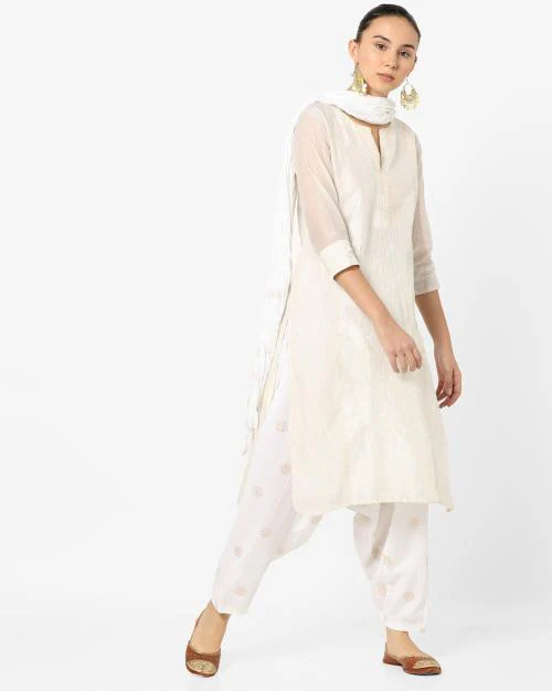 Printed Patiala Pants & Dupatta Set