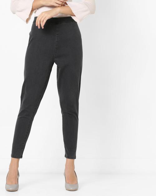 Trousers with Back Elasticated Waistband