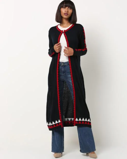 Open-Front Longline Shrug