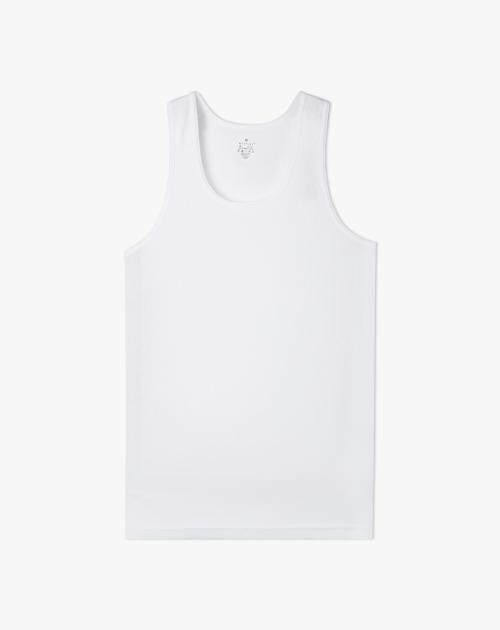 Ribbed Round-Neck Vest