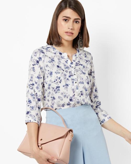 High-Low Top with Roll-Up Tabs