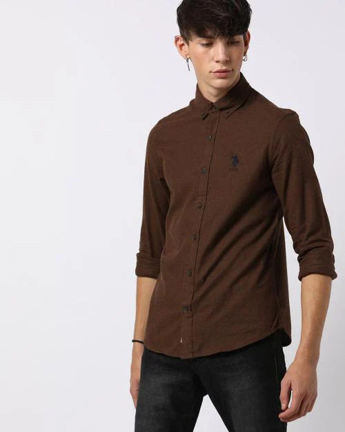 Textured Cotton Shirt