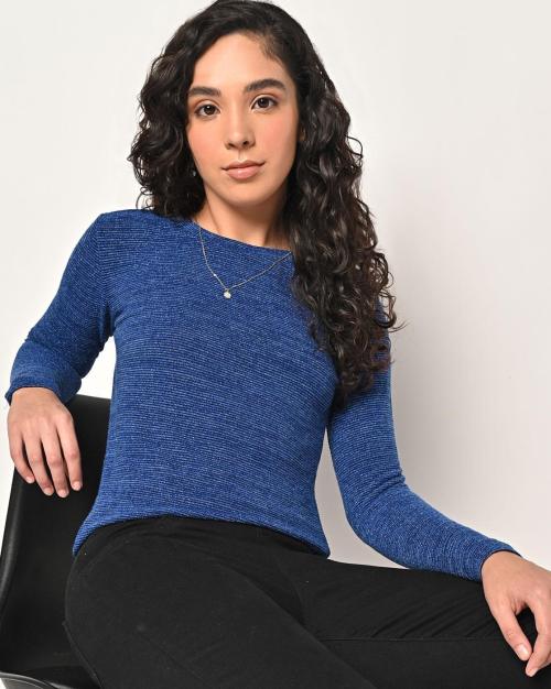 Striped Slim Fit Pullover