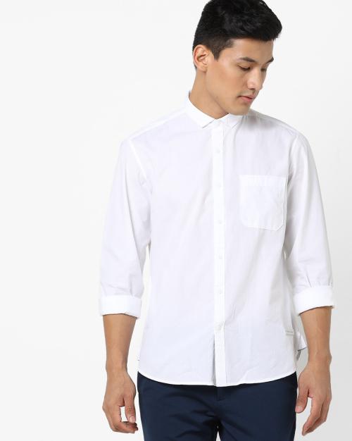 Shirt with Patch Pocket