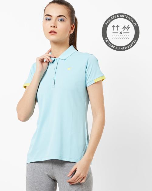 Panelled Polo T-shirt