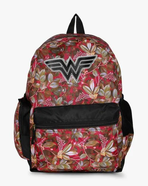 Wonder Woman Print Backpack