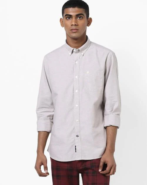 Oxford Shirt With Button-Down Collar