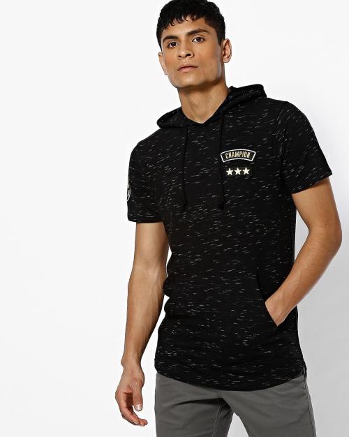 Slim-Fit Hooded T-shirt