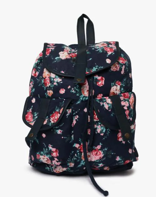 Floral Print Backpack