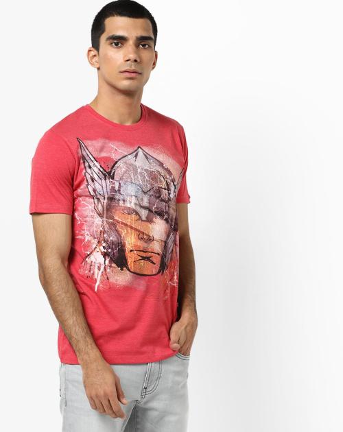 Thor Print Crew-Neck T-shirt