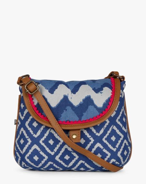 Printed Sling Bag with Strap
