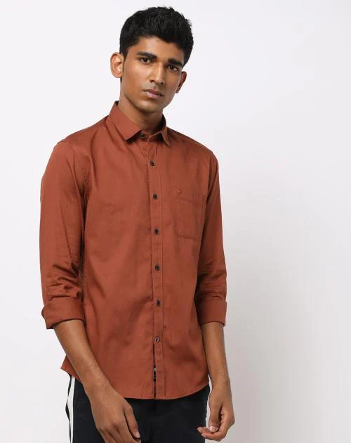 Classic Shirt with Patch Pocket