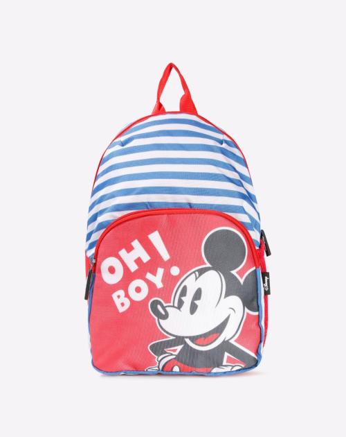 Mickey Mouse Print School Bag