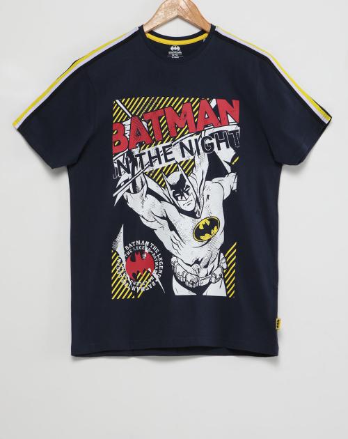 Batman Print Crew-Neck T-shirt