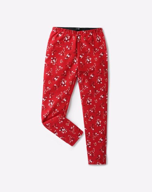 Printed Pants with Elasticated Waist
