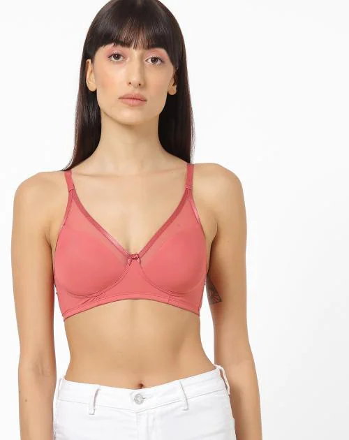 Non-Padded Side-Shaper Bra