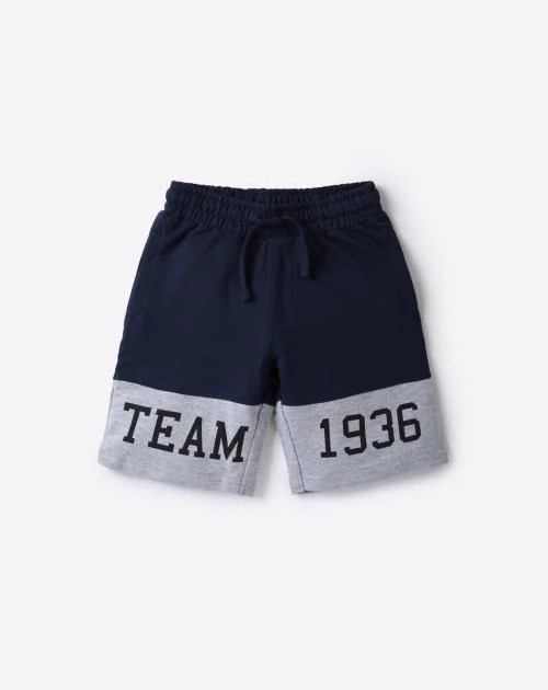 Mid-Rise Shorts with Drawstring Elasticated Waistband