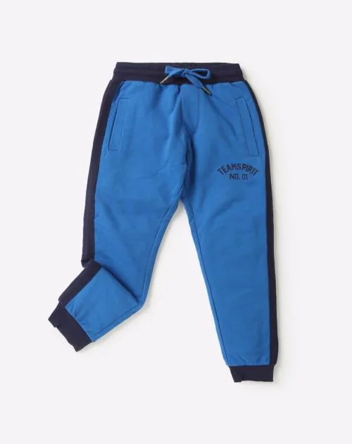Boys Drawstring Joggers with Side Pockets