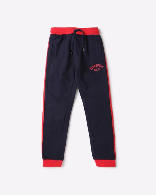 Boys Drawstring Joggers with Side Pockets