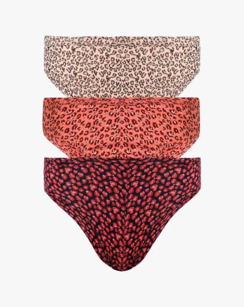 Pack of 3 Printed Hipster Panties