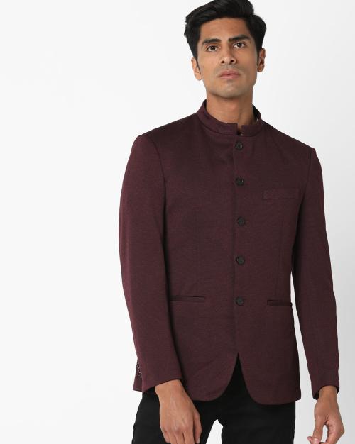 Gabriel Slim Fit Bandhgala Blazer