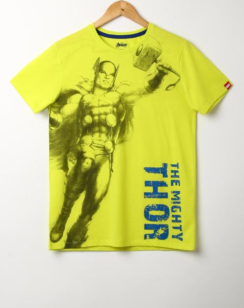 Thor Print Crew-Neck T-shirt