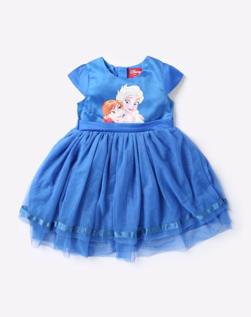 Buy Frozen Print Fit & Flare Dress Online at Best Prices in India ...