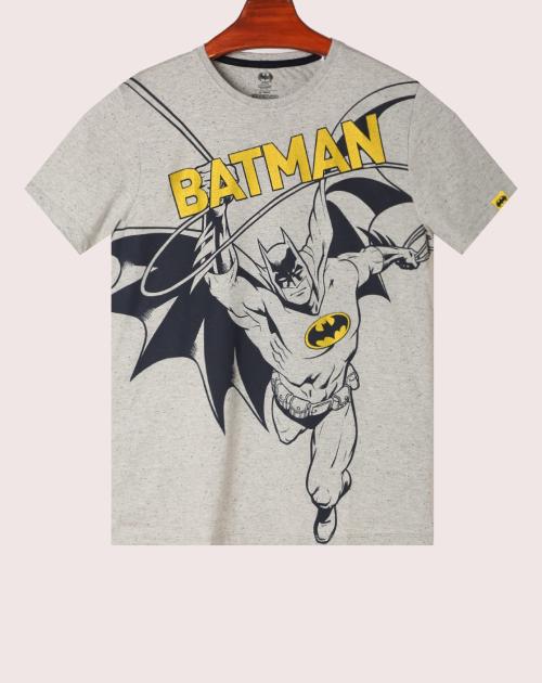Batman Print Crew-Neck T-shirt