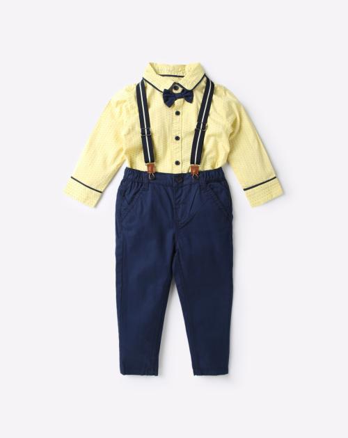 Trousers with Printed Shirt & Detachable Galley Strap