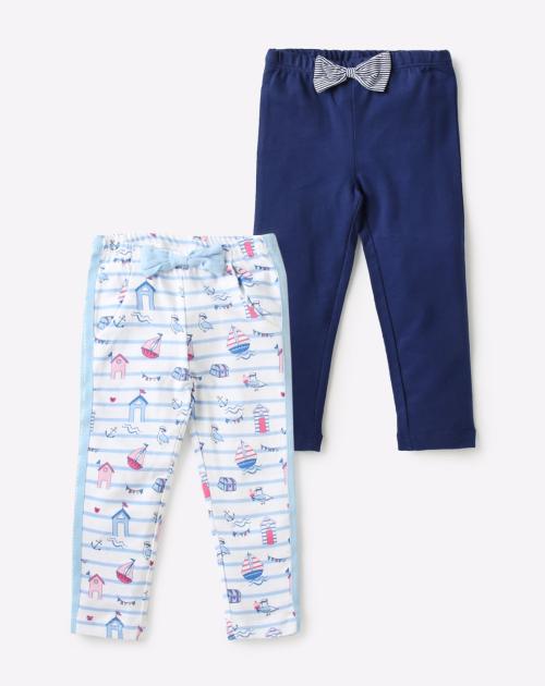 Pack of 2 Leggings with Bow