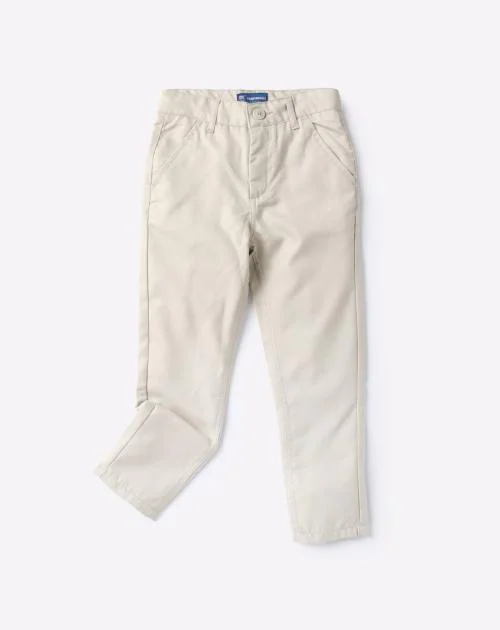 Flat-Front Trousers with Insert Pockets