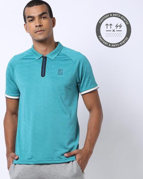 Buy Antibacterial Polo Tshirt with Raglan Sleeves Online at Best