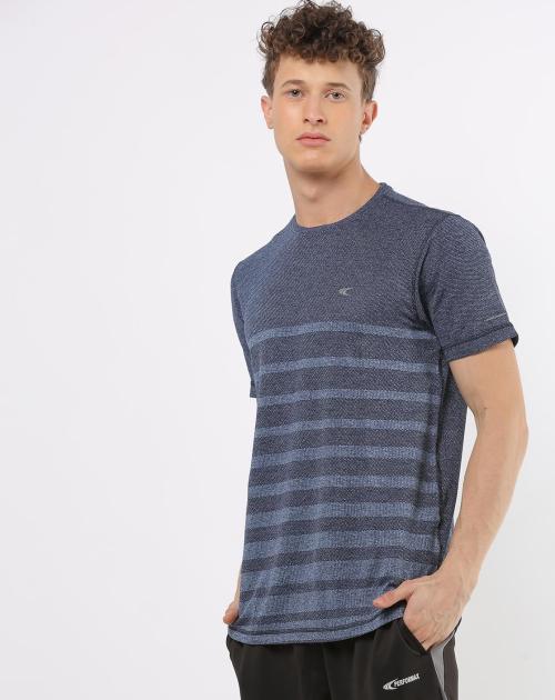 Tilt Striped Crew-Neck T-shirt
