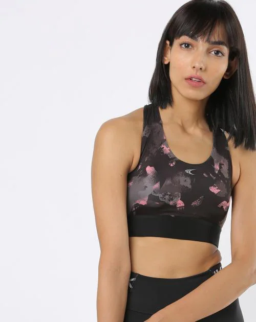 Antibacterial Criss-Cross Strap Sports Bra