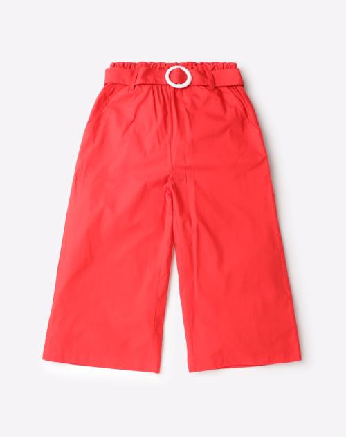 Poplin Culottes with Belt